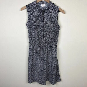 Merona Womens Button Up Sleeveless Summer Dress Size XS Blouson Style